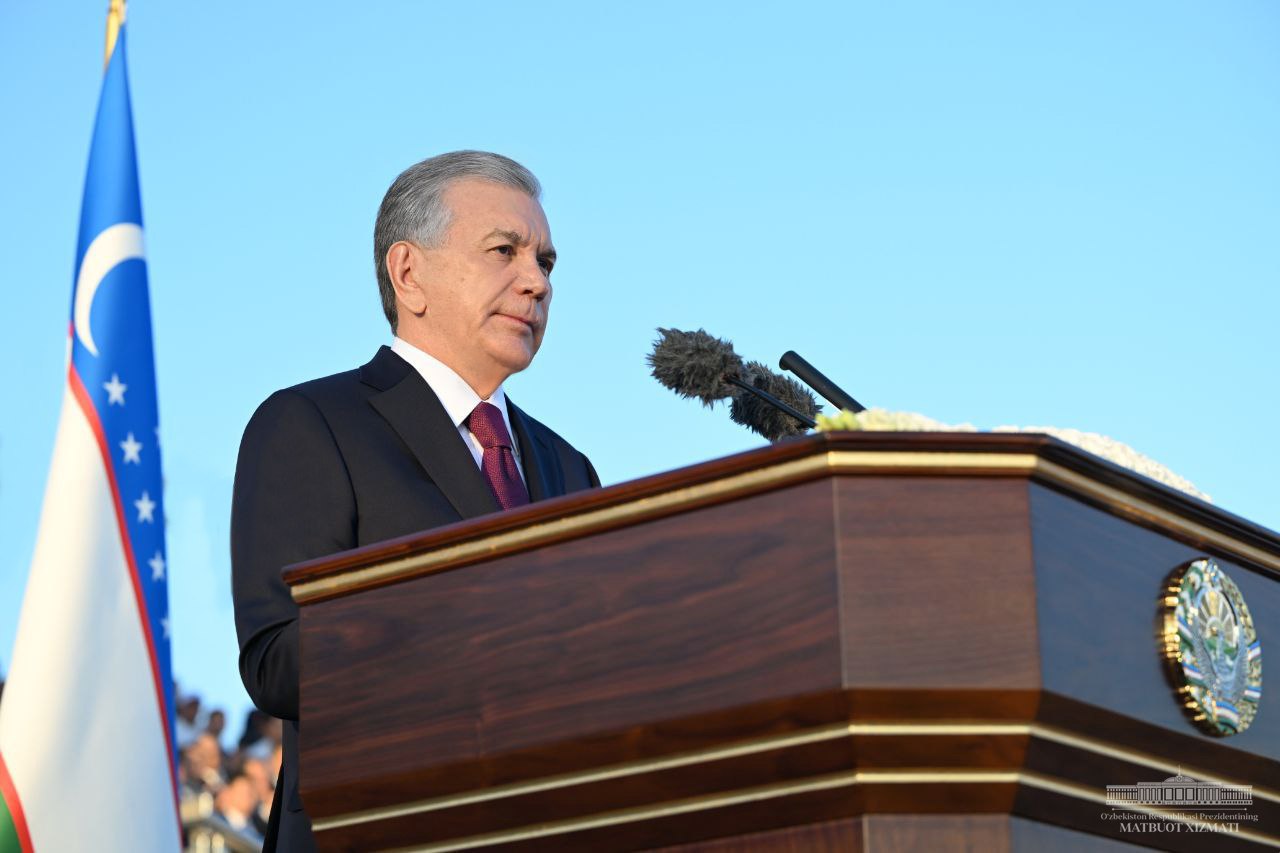 Address by President Shavkat Mirziyoyev at the ceremony dedicated to the 33rd anniversary of independence of the Republic of Uzbekistan