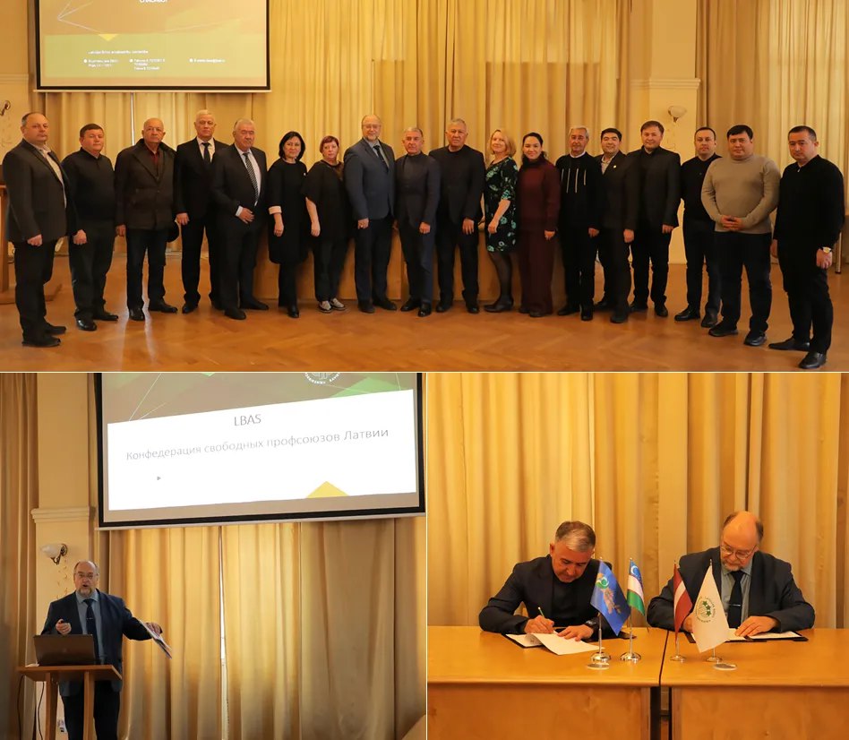 Trade union delegation of Uzbekistan discusses in Latvia issues of protecting the rights of compatriots – labor migrants