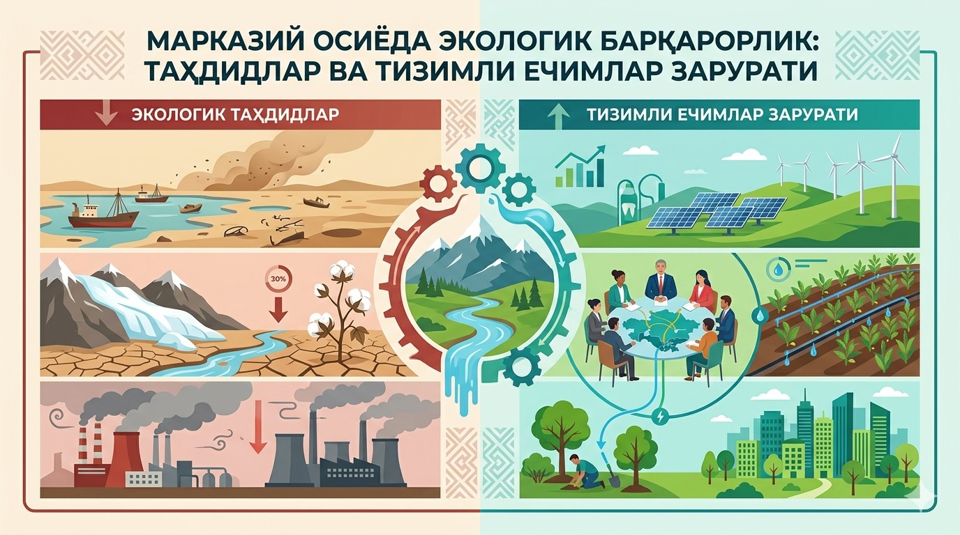Марказий Осиёнинг экологик кун тартиби: ҳамкорликдаги саъй-ҳаракатларнинг асосий натижалари